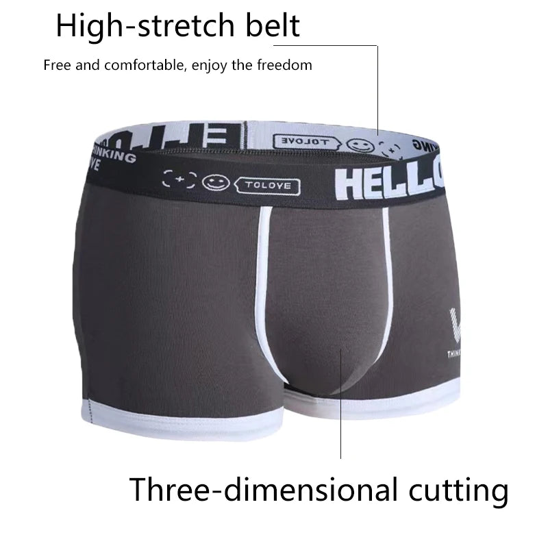 Men's underwear letters Breathable and comfortable small size skinny men's underwear