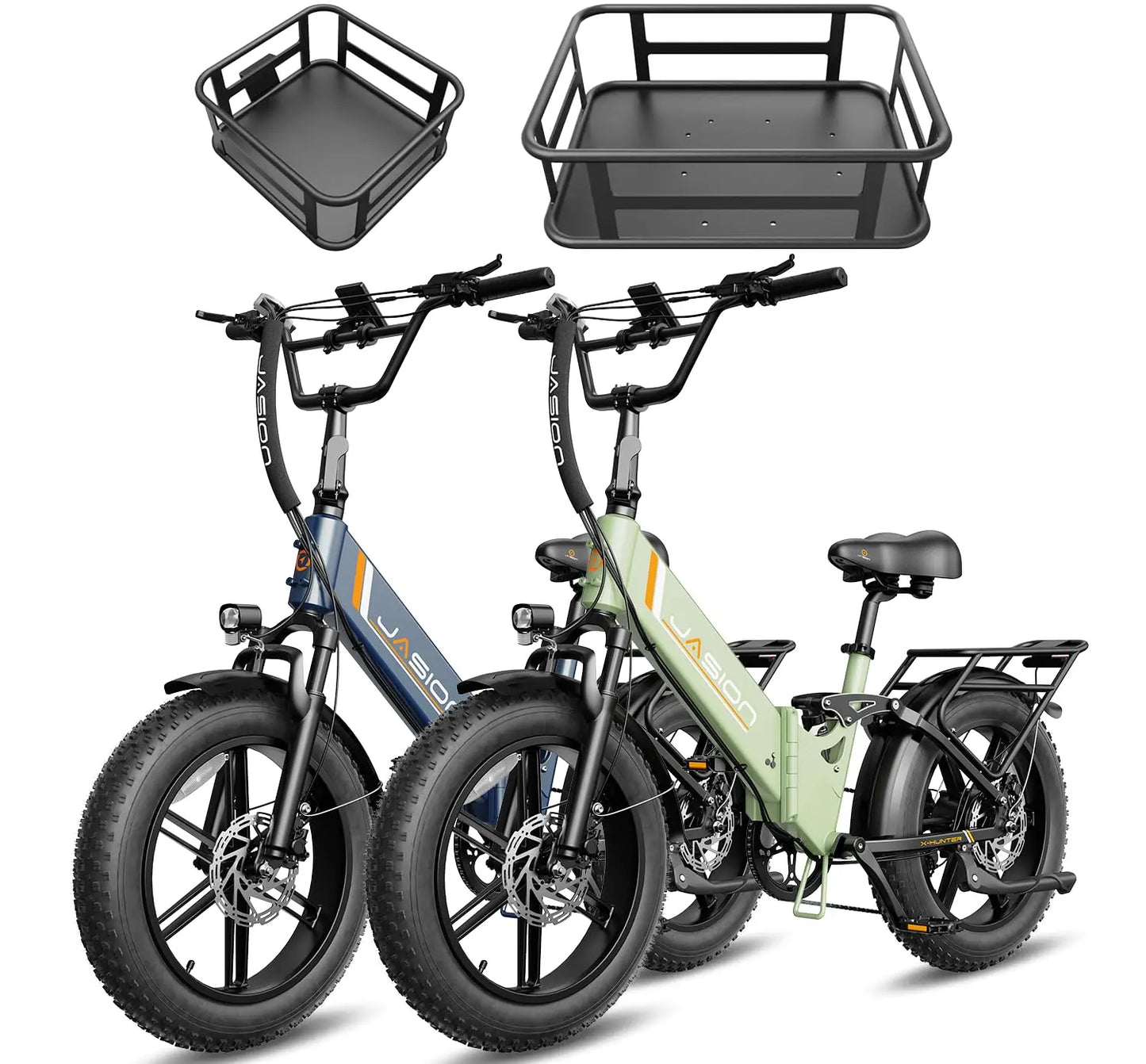 X Hunter ST 20" Electric Bike for Adults,Peak 1400W Motor,30MPH Max Speed Foldable Ebike,71 Miles Range Folding E, Customized