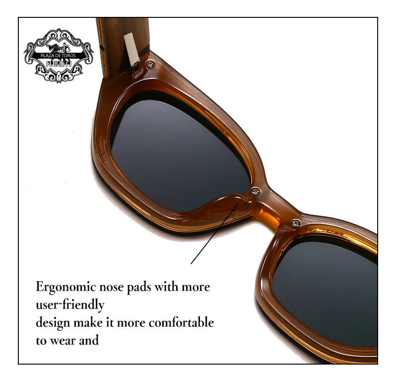 Natural Wooden Sunglasses Men Vintage Classic Polarized Fashion Women Elegant Handmade Wood SunGlasses UV400 Driving for Men