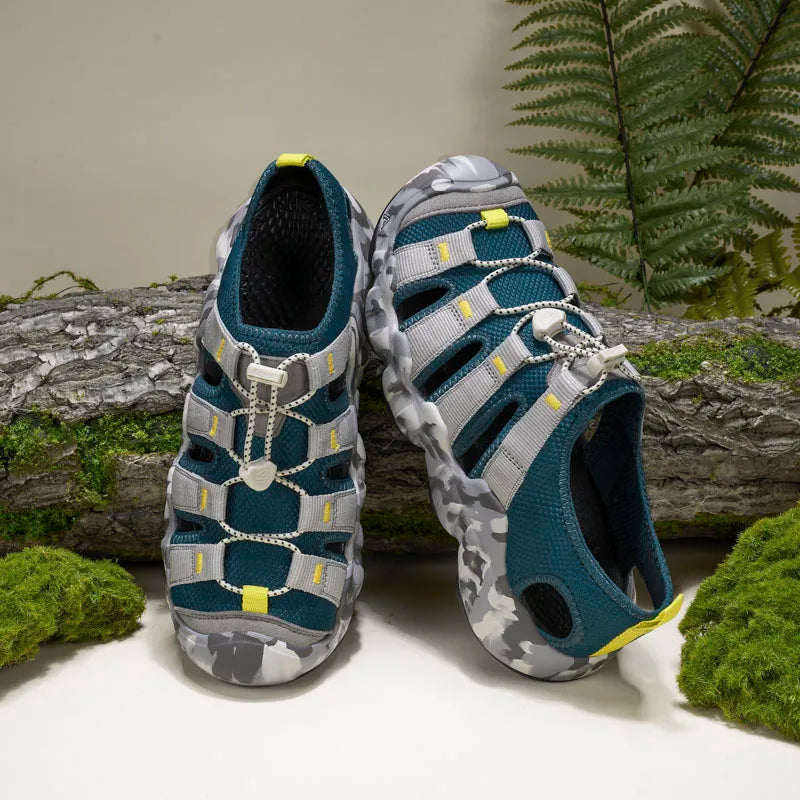 Summer Men Sandals Beach Trekking Hiking Casual Slippers Soft Fishing Outdoor Climbing Mesh Classic Roman Fashion Comfortable