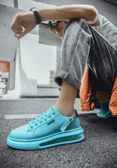 Fashion Brand Sneakers For Men Casual Shoes New Soft Comfortable Pu Leather Shoes Breathable Flats Shoes For Man Tenis Masculino