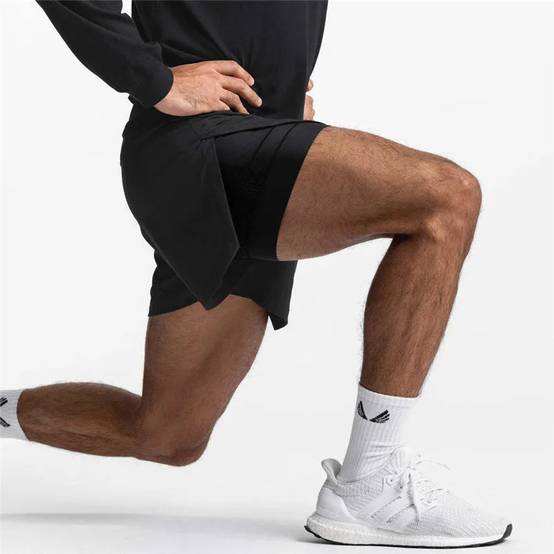 Men's Running Shorts Quick Dry Fitness Training Gyms Shorts Mens Summer Short Pants Male Jogger Workout Beach Sport Shorts Men