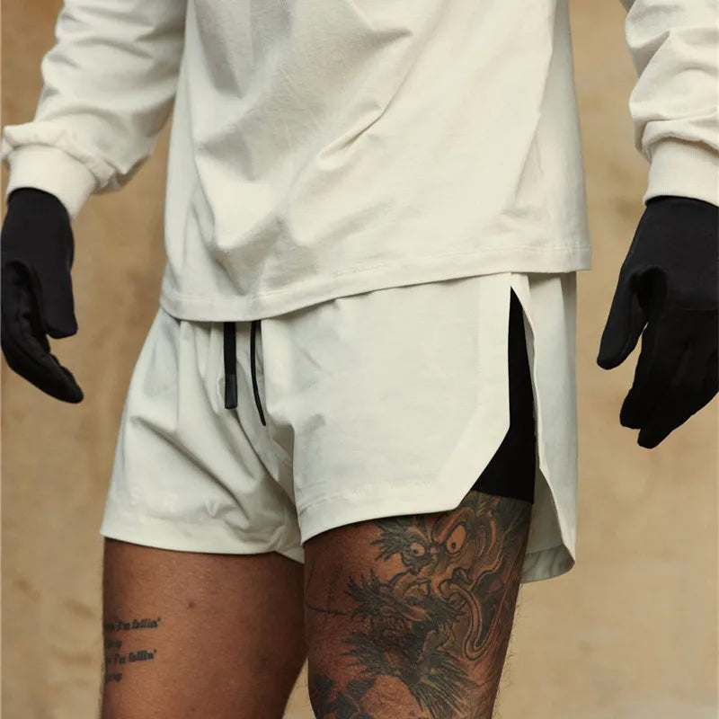 Men's Running Shorts Quick Dry Fitness Training Gyms Shorts Mens Summer Short Pants Male Jogger Workout Beach Sport Shorts Men