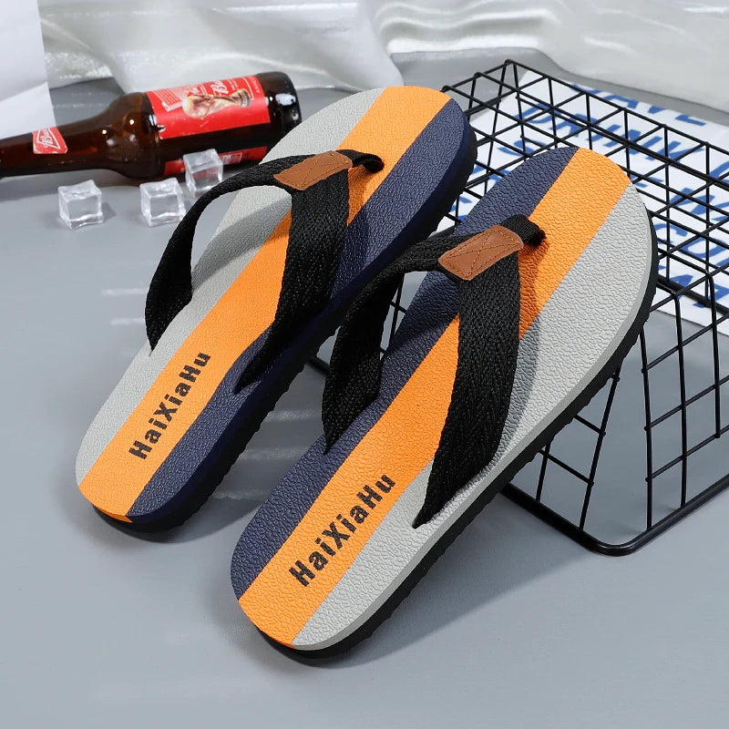 Men Slippers Summer High Quality Flip Flop Men Beach Shoes Fashion Outdoor Flip Flops Casual Breathable Slippers for Men Sandals