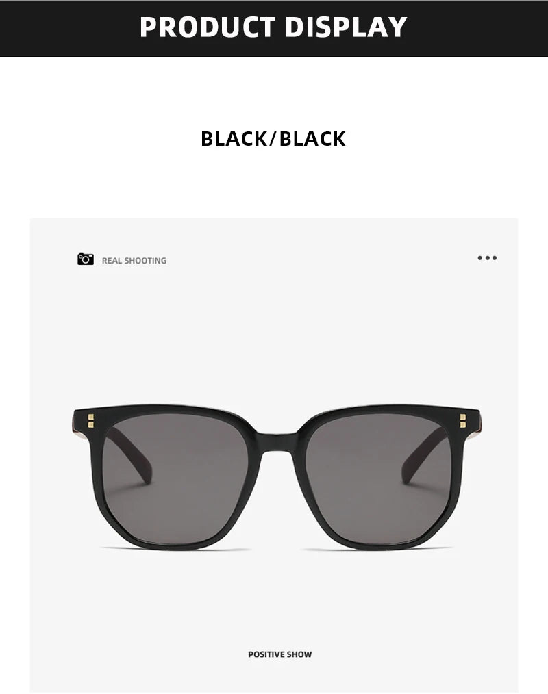 Classic Big Woodgrain Sunglasses Men women Retro Oversize Square Sun Glasses Male Female Fashion Summer Vacation Driving Shades