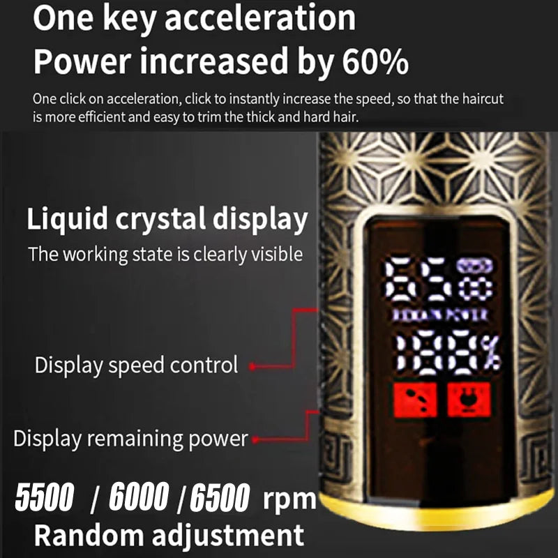 New In Hair Cutting Machine Clipper for Men Barber Shop Trimmer for Men Mower Men's Electric Shaver Haircut Beard Trimmer