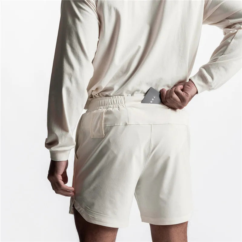 2025 NEW Summer Running Shorts Men Sports Jogging Fitness Shorts Quick Dry Mens Gym Men Shorts Gyms Short Pants For Men