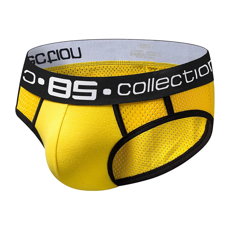 Men Underwear Mesh Qucik-Dry Sexy Men Briefs Breathablen Men Slip Cueca Male Panties Underpants Briefs Spring Summer
