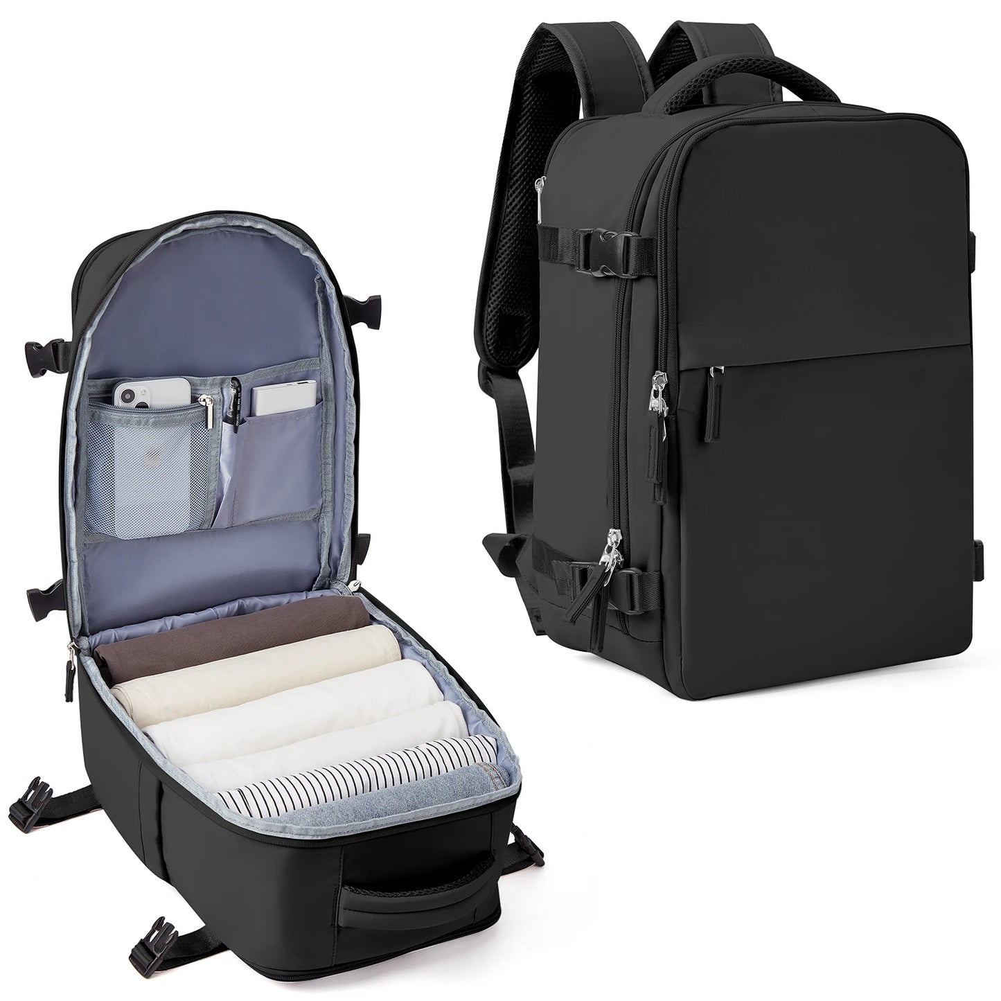 Large Travel Backpack For Women Men,Carry On Backpack,Hiking Backpack Waterproof Outdoor Sports Casual Daypack Travel Essentials