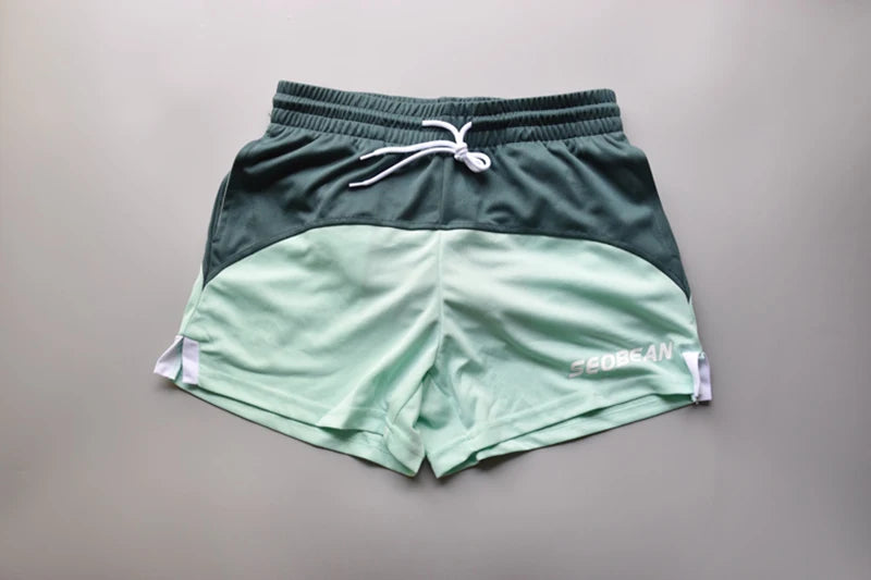 Men's Shorts Ropa Hombre Sport Shorts Men Clothing Patchwork Basketball Fitness Short For Men Gym Bermuda Masculina SEOBEAN New