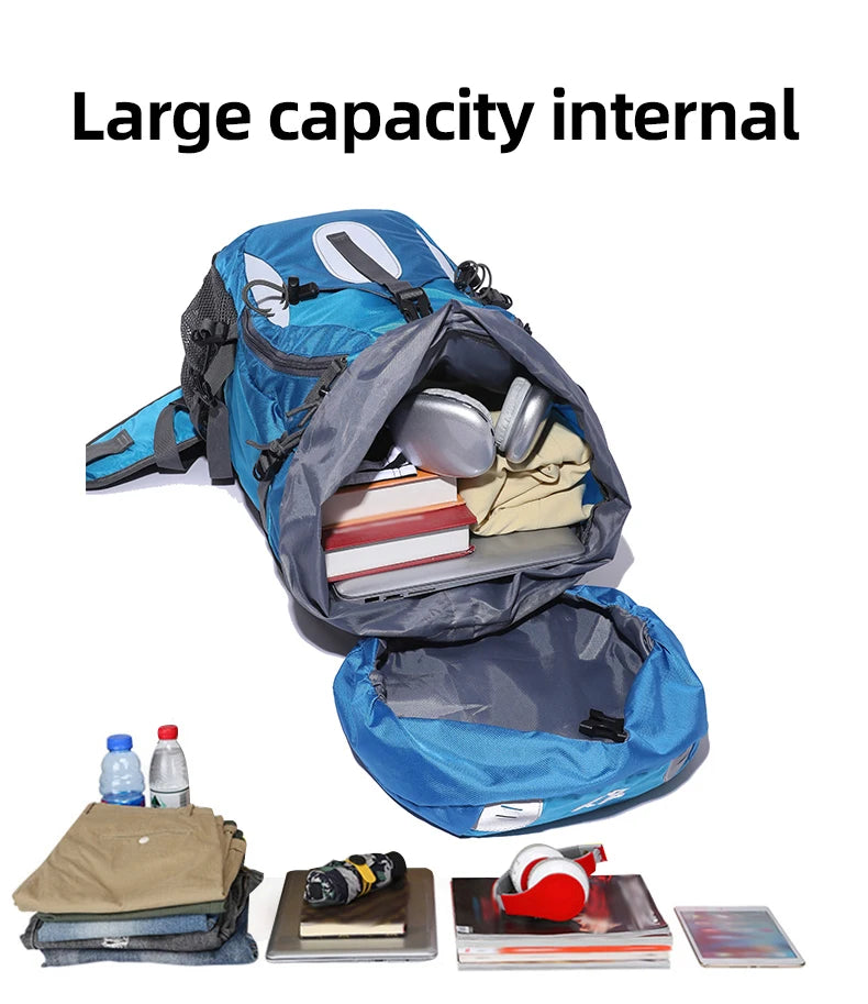 Camping Backpack Travel Bag Men Women Hiking Trekking Climbing Rucksack Outdoor Sports Bags Large Capacity Luggage Shoulder Bag