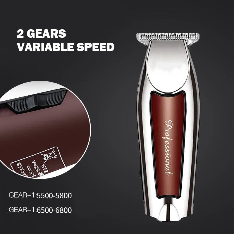 Rechargeable Cordless Hair Trimmer For Men Grooming Professional Electric Hair Clipper Hair Cutting Machine Clipper
