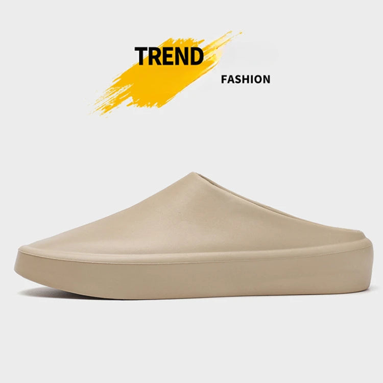 Comfortable Slippers for Men Women Stylish Summer Beach Slides Couples Hollow Out Sandals Anti-Slip Bathroom Slippers