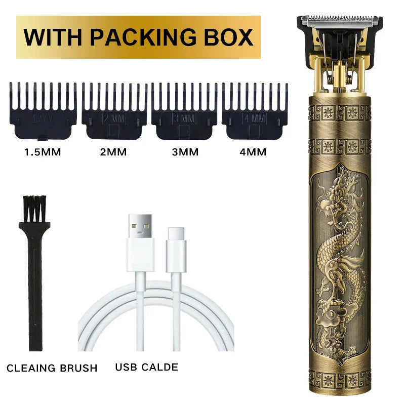 Electric Hair Clipper for Men 0mm Precision Beard Shaver Body Hair Trimmer Barber Machine Haircut Repair Tool