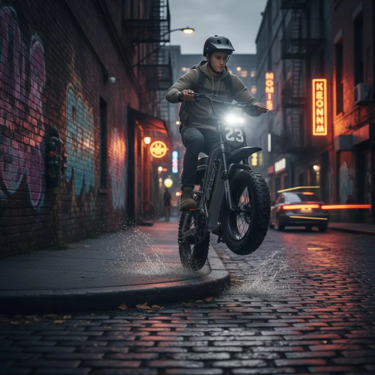 Electric Dirt Bike for Adults, 1500W-3000W Peak Ebike, 16"/20" Fat Tire All-Terrain E-Bike, Dual Suspension, Customized