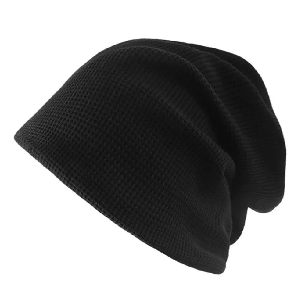 Casual Beanies for Men Women Fashion Soft Knitted Winter Hat Solid Color Hip-hop Bonnet Unisex Cap