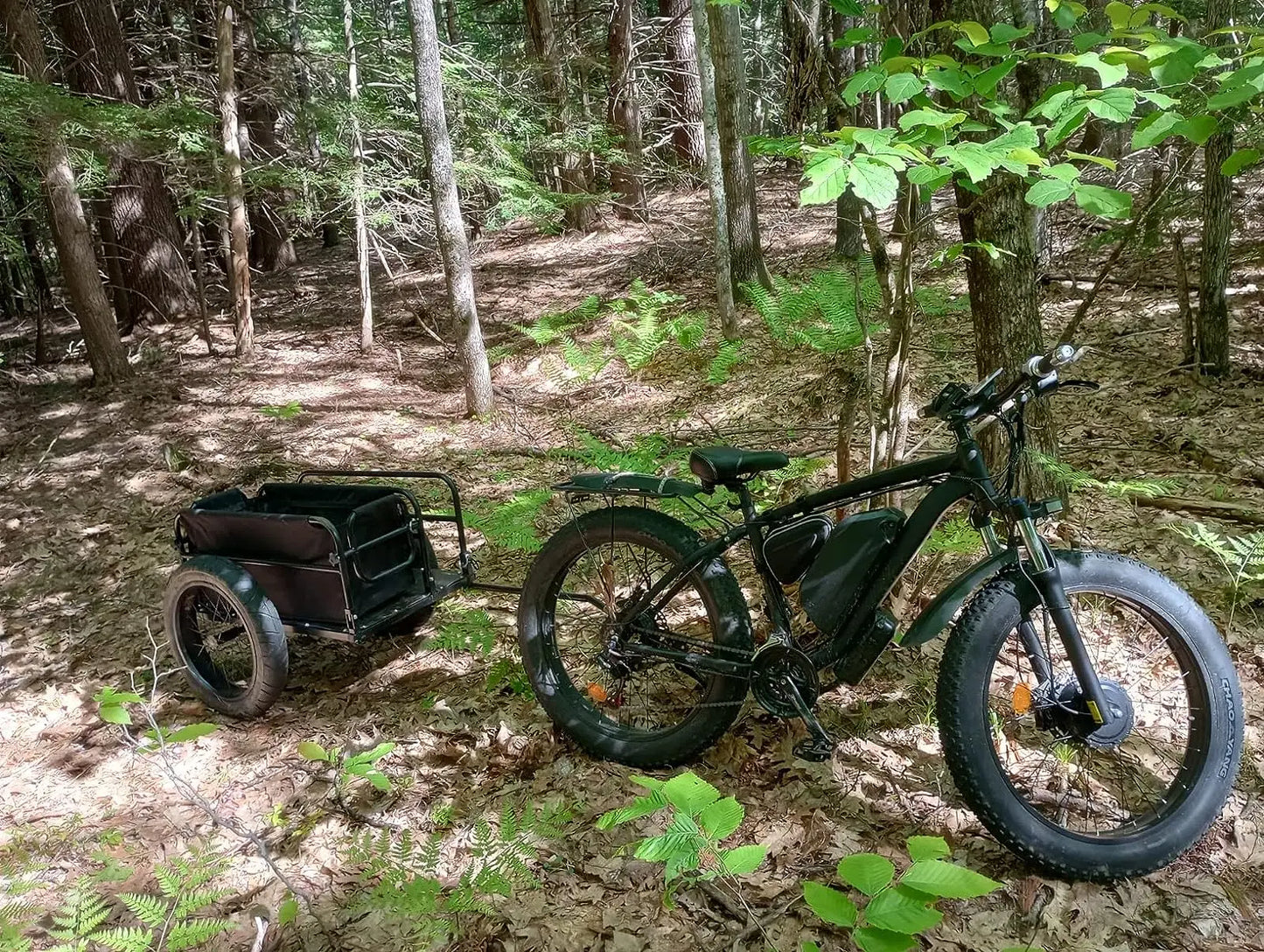 Dual Motor 3000W Peak Electric Bike for Adults 52V 30AH Ebike 26Inch Fat Tire Hunting Bike for Off Road Mountain Snow