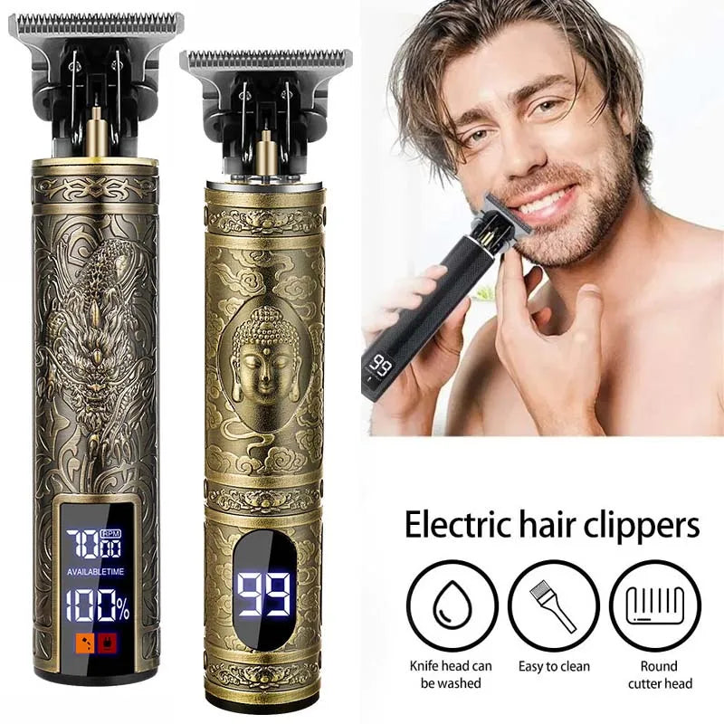 Electric Trimmer Hair Clipper for Men Cutting Machine Shaving Haircut Beard Trimmer Barber Cutter Mower Men's Electric Shaver