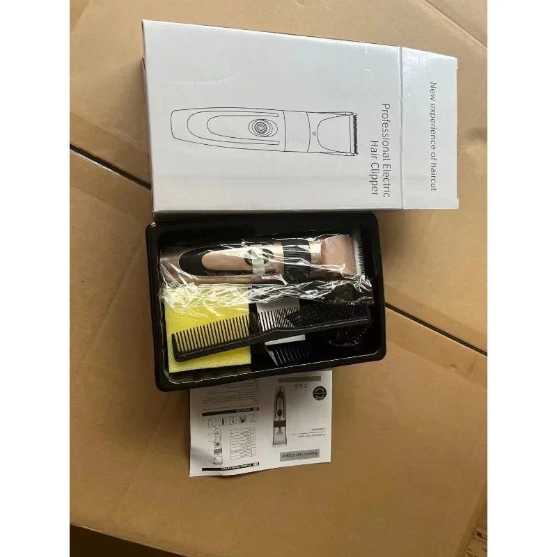 Rechargeable Electric Hair Clipper and Shaver for Men, Adjustable Beard Blade Razor, Pet Clipper