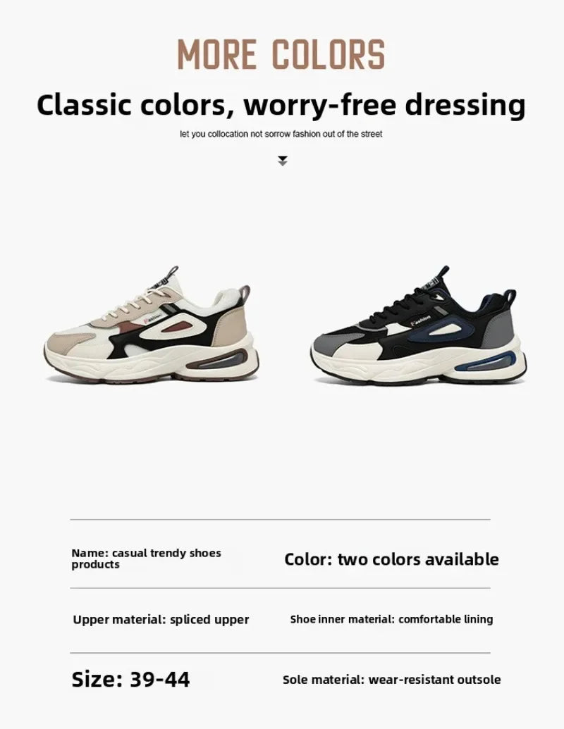 2025Trendy Sneakers for Men Shoes Summer Outdoor WearResistant Casual Sports Skateboard Shoes Fashion Breathable Shoes Man Shoes