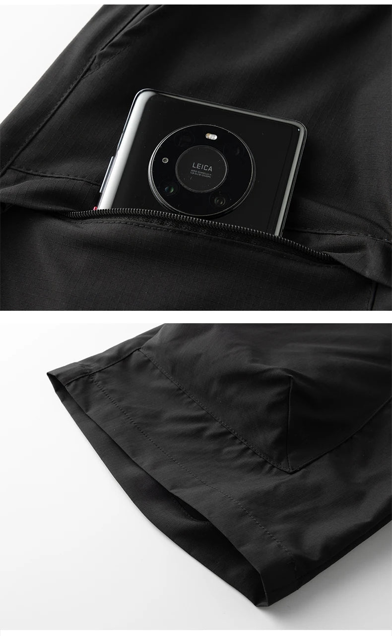 Shorts men's summer trend of work pants thin section loose five pants casual straight outside pants casual five pants