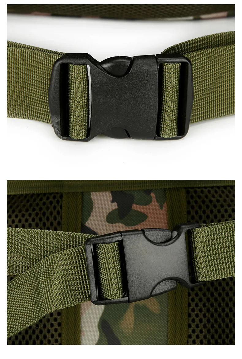 90L Travel Bag Camping Backpack Tactical Hiking Climbing Bags Outdoor Mountaineering Large Sport Bag Men Luggage Molle Rucksack