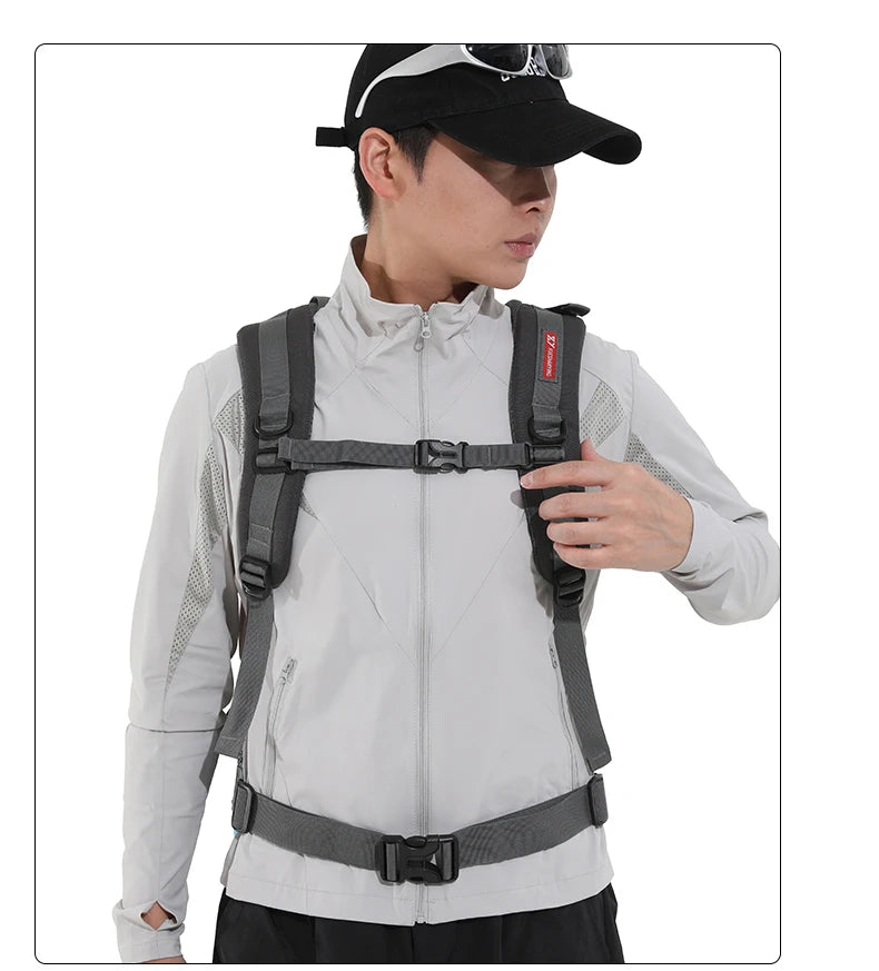 Camping Backpack Travel Bag Men Women Hiking Trekking Climbing Rucksack Outdoor Sports Bags Large Capacity Luggage Shoulder Bag