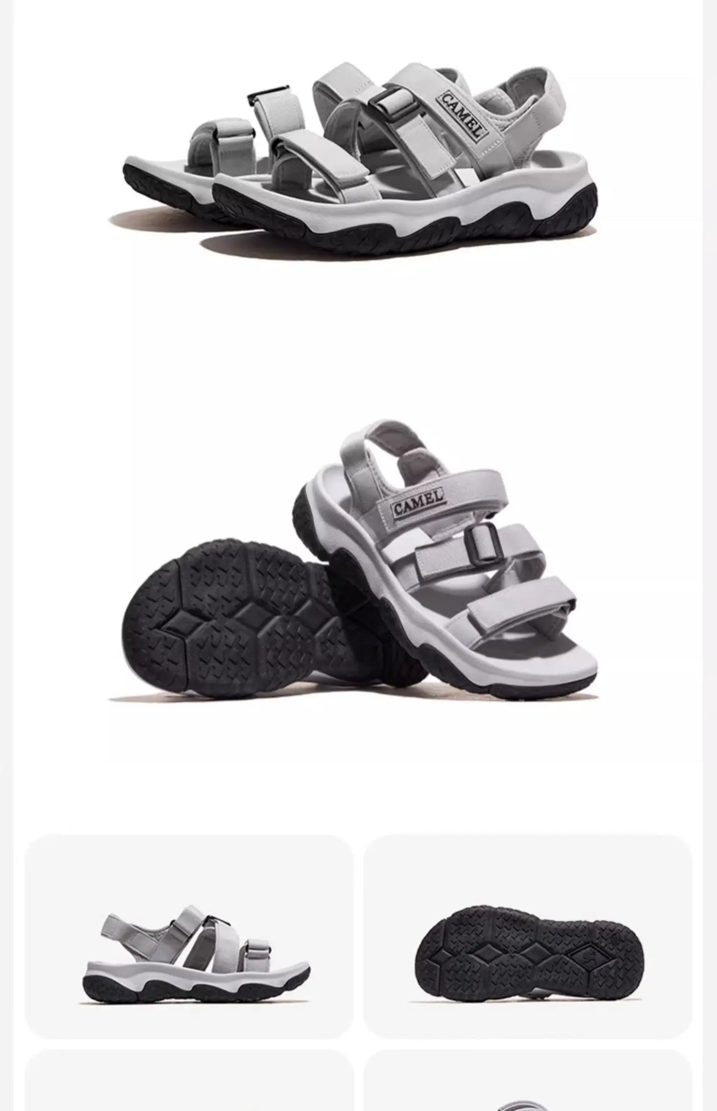 GOLDEN CAMEL Outdoor Men's Sandals for Women Creek Wading Sandal Quick-dry Non-slip Sports Beach Shoes for Men Summer Breathable