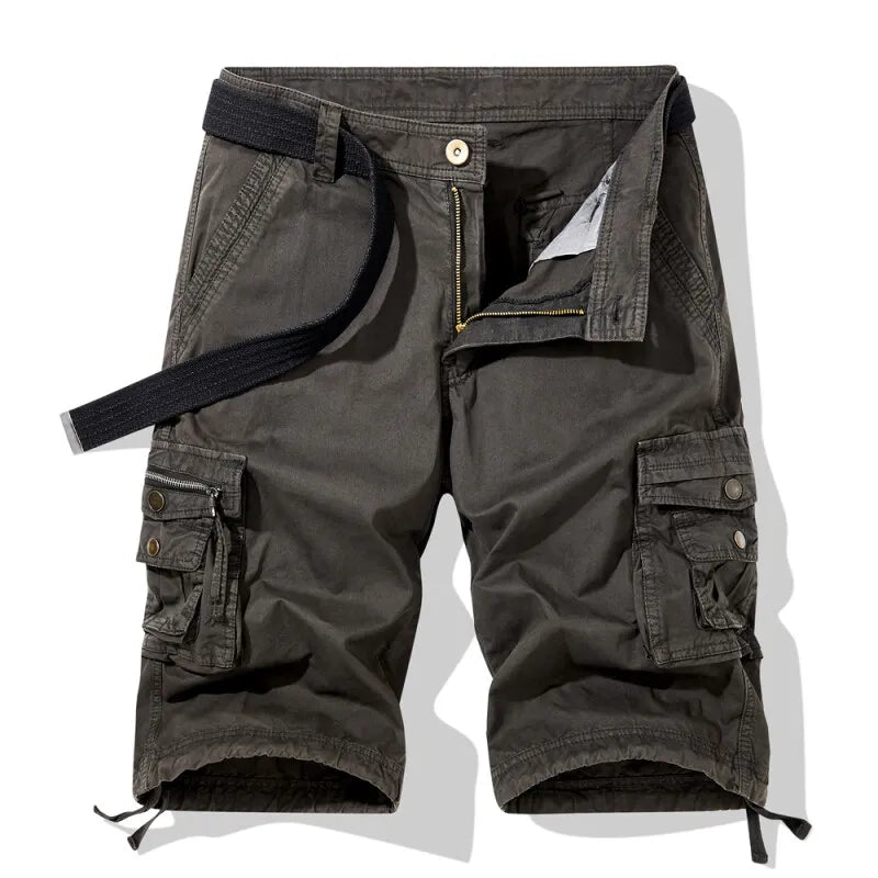 Shorts Male Slim Workout Shorts Lightweight Outdoor Mens Casual Hiking Cargo Fishing Short Pants Summer Quick Drying Work Shorts