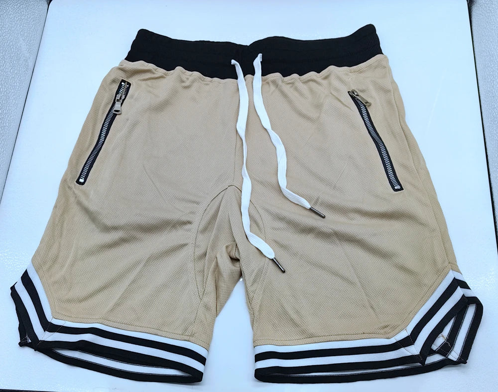 Mens Fire Red Shorts Casual Basketball Shorts Gym Fitness Short Joggers Shorts Workout Bodybuilding Breathable Board Shorts Male