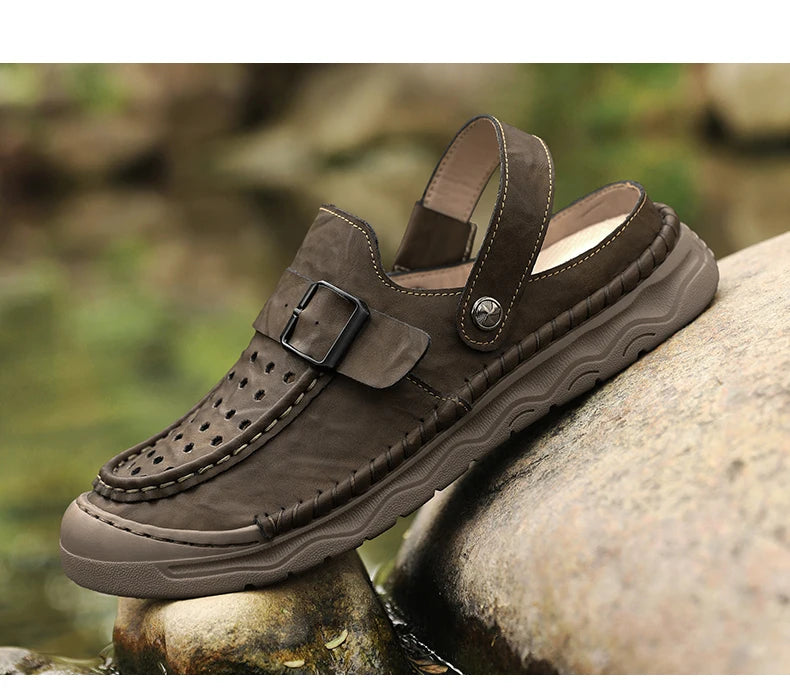 Summer Men‘s Sandals Casual Comfortable Men Slippers 2025 New Designer Sneakers Lightweight Outdoor Beach Sandals Men's Shoes