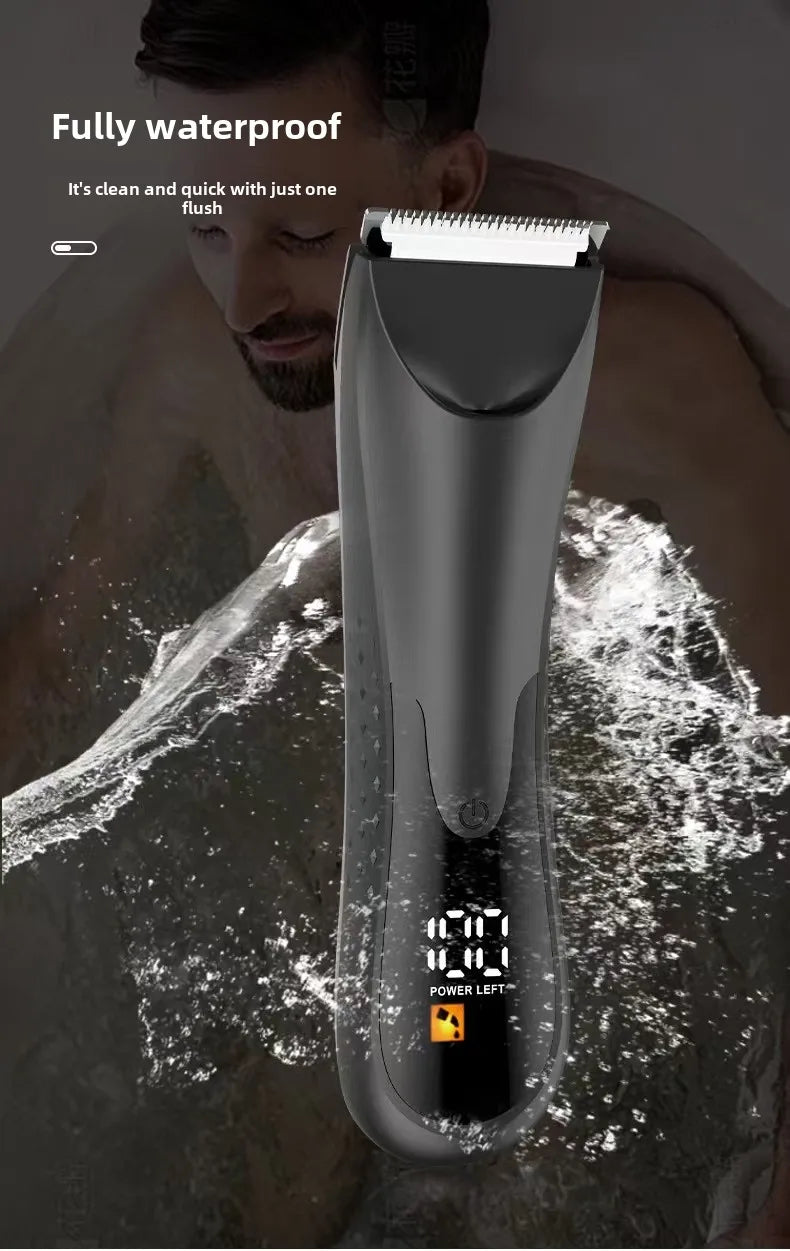 Electric Beard Trimmer for Men Cordless Hair Clippers Trimmer Set Waterproof Men Grooming Kit for Shaving Face Body Hair Trimmer