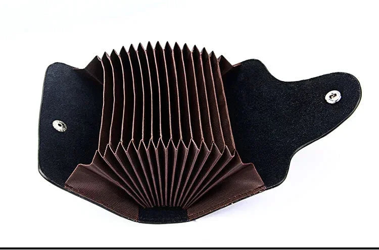 Real Leather Credit Card Holder Men Wallet Small Pouch Money Bag Big Capacity Cardholder Case Genuine Leather Wallets Pochette