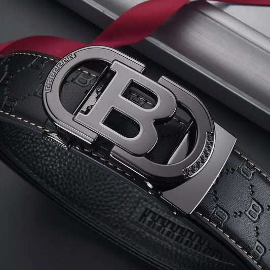 Business Men belt Casual Fashion Luxury Designer Famous Brand Automatic G Buckle Women belts Leather Belt for Men Male Jeans