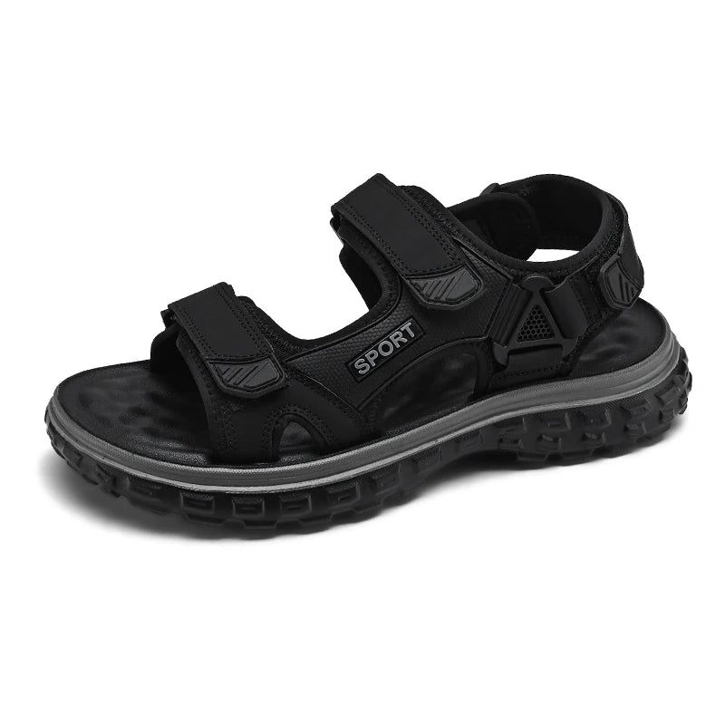 Sandals men summer fashion new style outdoor wear soft sole wear-resistant anti slip anti odor breathable dual-use beach sandals