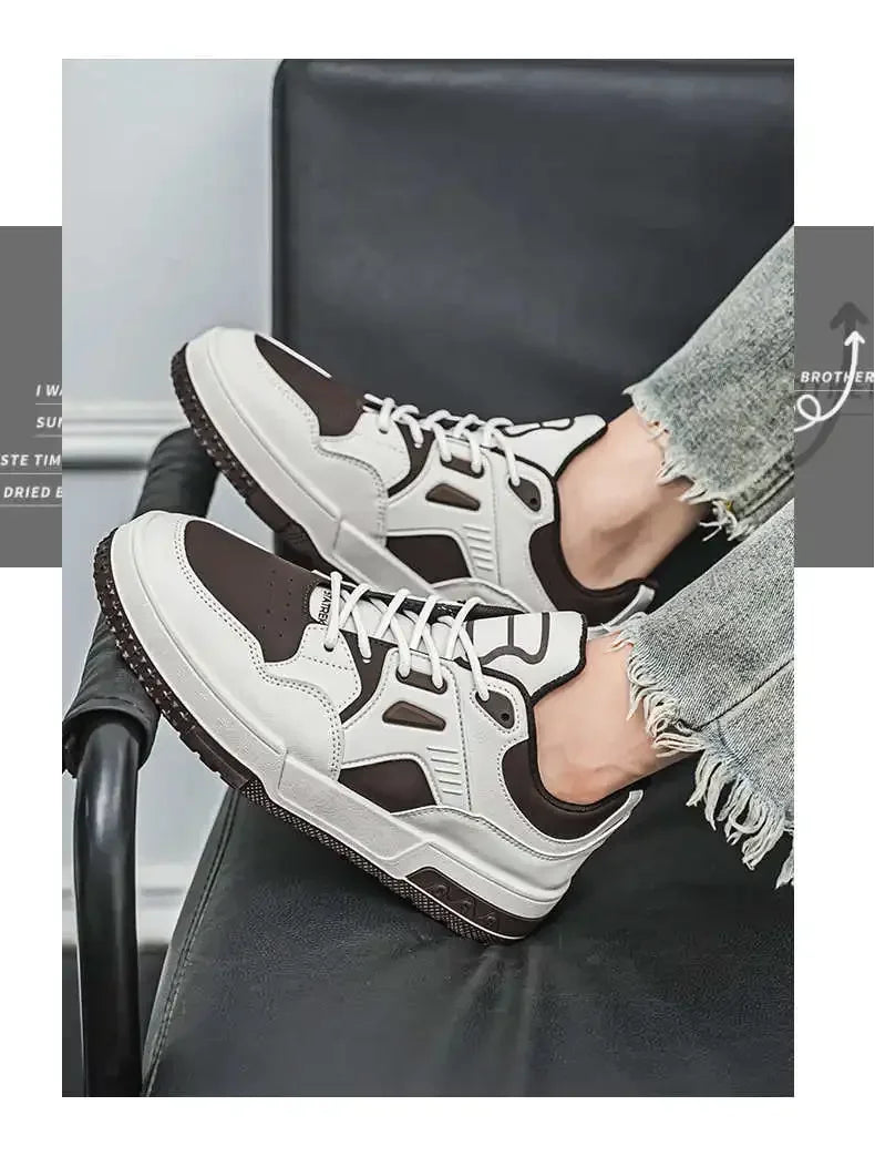 2025 new shoes for men sneakers for men off white shoes men casual shoes Breathable Height Increasing Massage