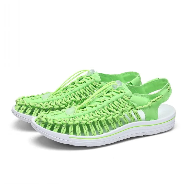 Fashion Designer Summer Handmade Weave Sandals for Men Outdoor Mens Wading Casual Shoes Women Trekking Slippers Beach Sneakers