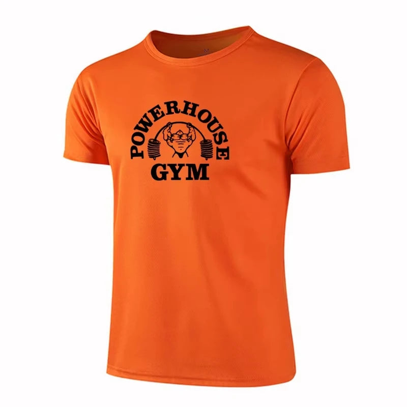 Summer 3D GYM Print Men's T-shirt Summer Casual Loose Sports Breathable Quick Drying Short Sleeve t Harajuku Street Men Clothing