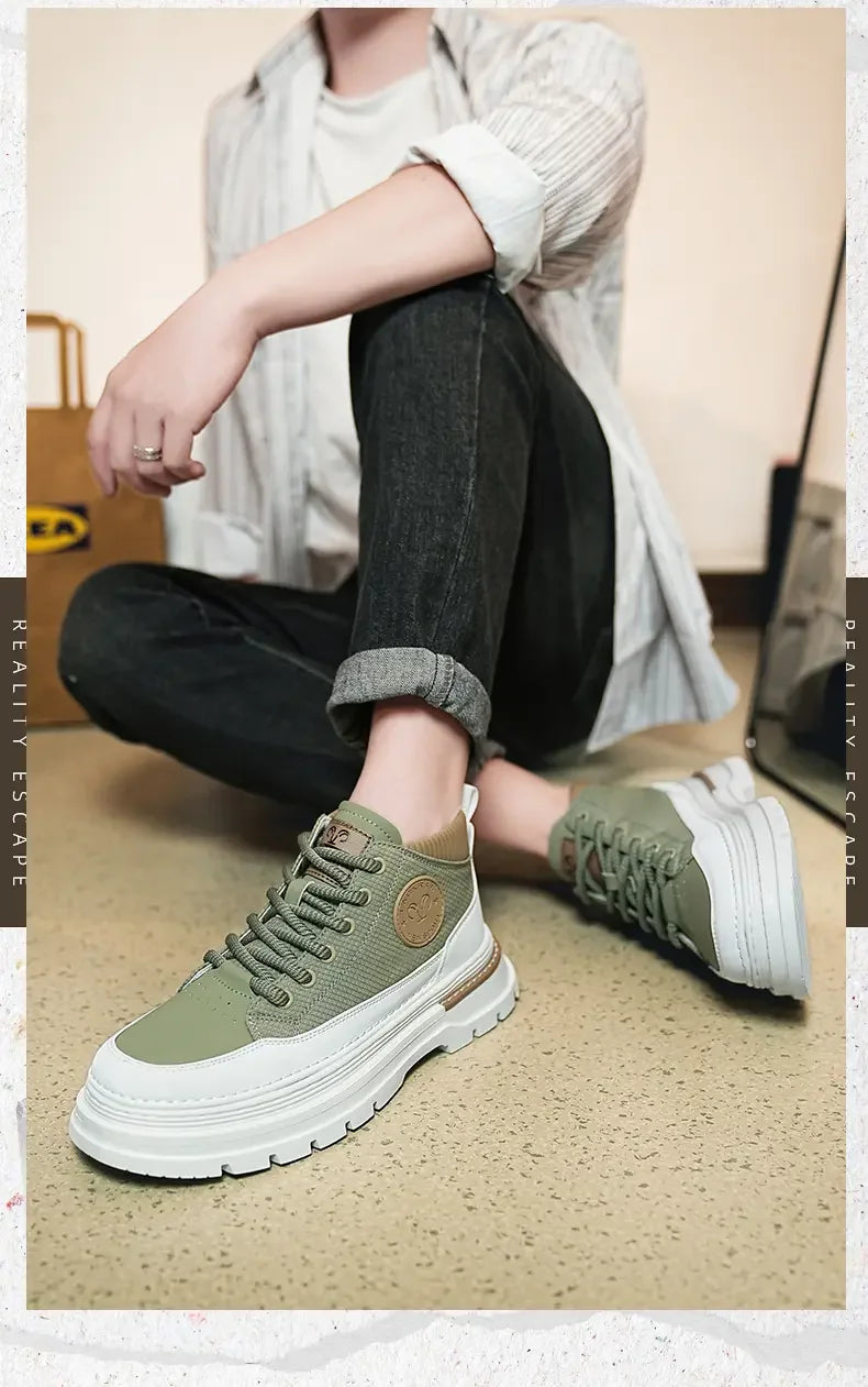 Men's Shoes 2024 Autumn and Winter New Rubber and Plastic Casual Fashion Men's Boots Warm and ComfortableBoots  Mens Boots