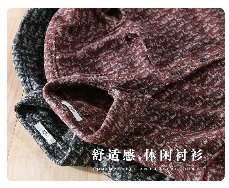 Shirt Autumn Boutique Men's Fashion Slim-fit Gentleman Work Business Everything Youth Trend British Style Long-sleeved Shirt