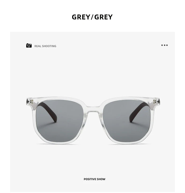 Classic Big Woodgrain Sunglasses Men women Retro Oversize Square Sun Glasses Male Female Fashion Summer Vacation Driving Shades