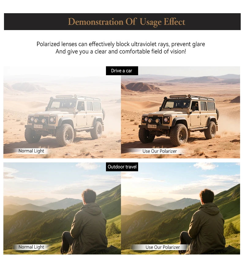 Natural Wooden Sunglasses Men Vintage Classic Polarized Fashion Women Elegant Handmade Wood SunGlasses UV400 Driving for Men