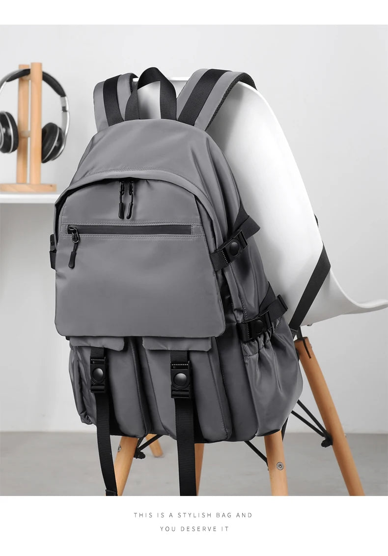 Men's Tactical Style Backpack, Large - capacity Travel Bag with Multiple Straps, Durable Material, Ideal for Outdoor Adventures