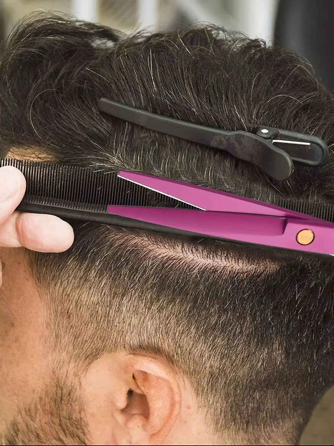 Barber HaircutHairdressing Scissors for Hairdresser Styling Trimming Cutting Tools for Men Women- Ergonomic Design Lightweight