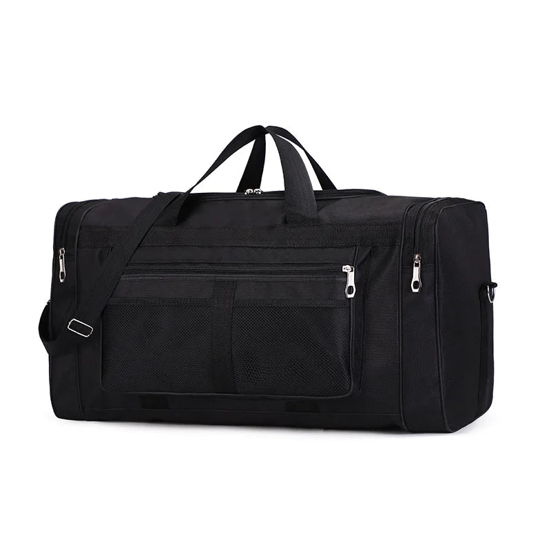 Men Nylon Travel Duffel Bag Carry On Luggage Bag Men Tote Large Capacity Weekender Gym Sport Holdall Overnight Bag Pouches