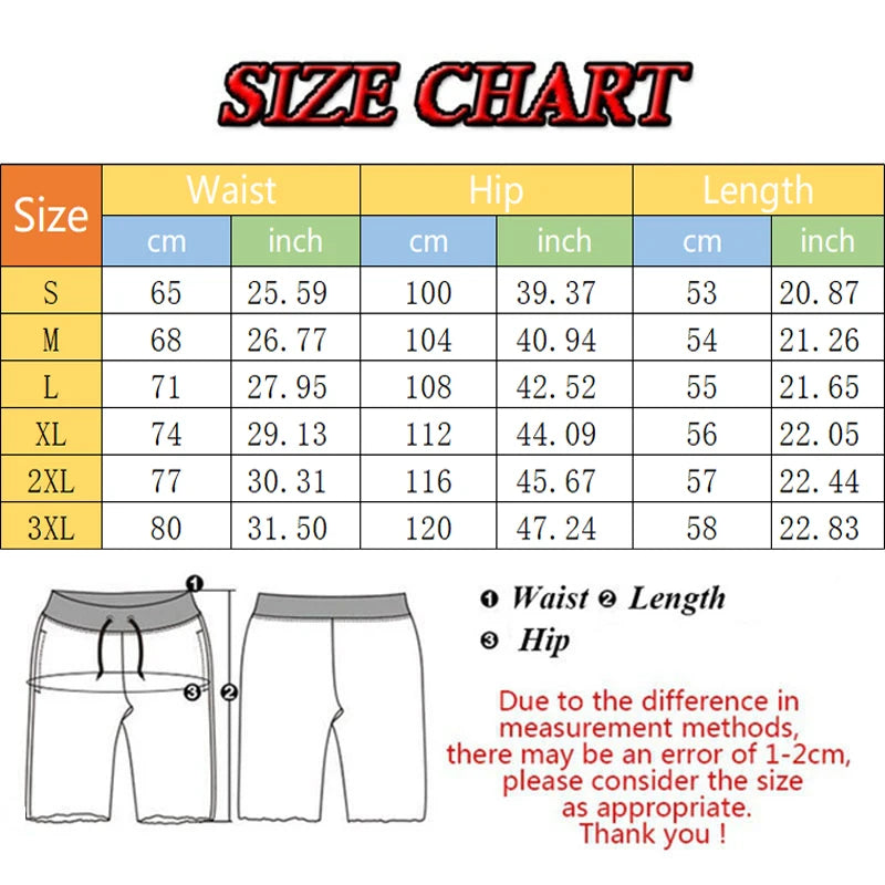 New Men’s Cargo Shorts Fashion Casual Jogging Loose Shorts Summer Shorts Comfortable and Breathable