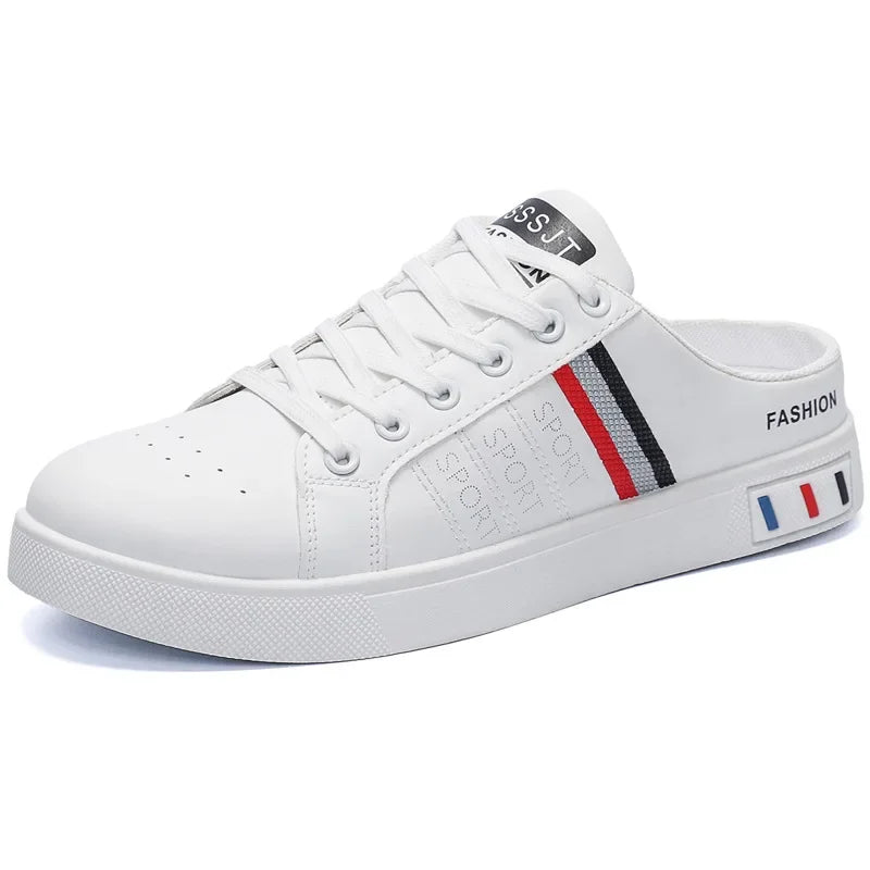 Summer Men Slippers Brand Comfortable Casual Shoes for Men Fashion Flat Sneakers High Quality Men Half Slippers Tenis Masculino