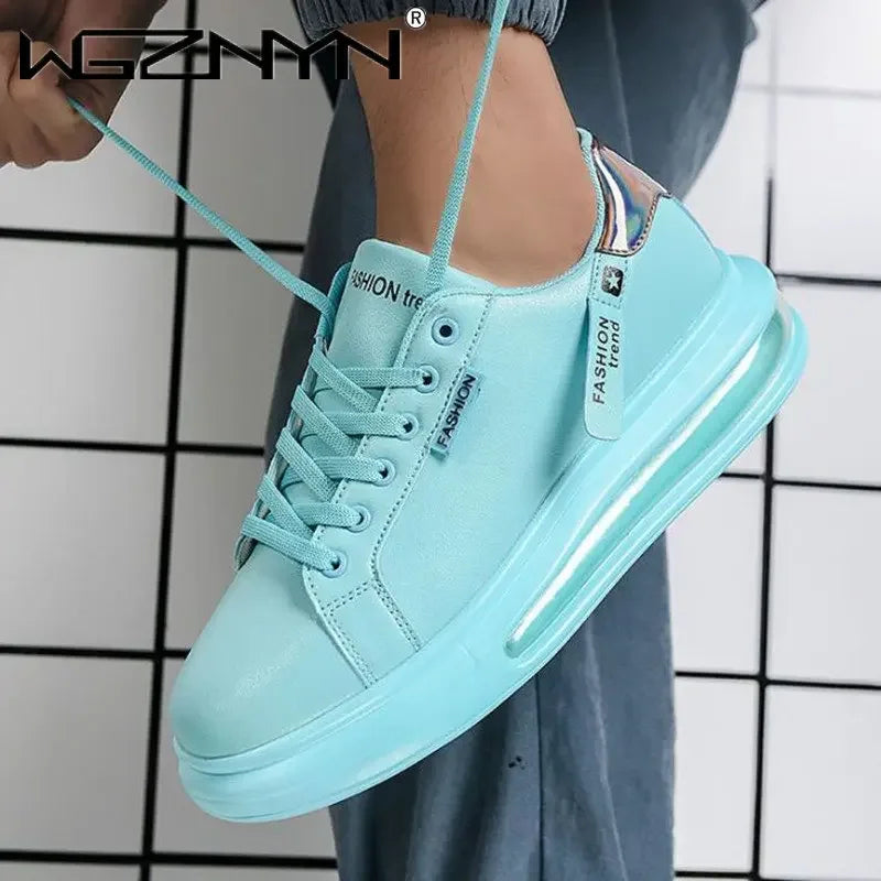 Fashion Brand Sneakers For Men Casual Shoes New Soft Comfortable Pu Leather Shoes Breathable Flats Shoes For Man Tenis Masculino