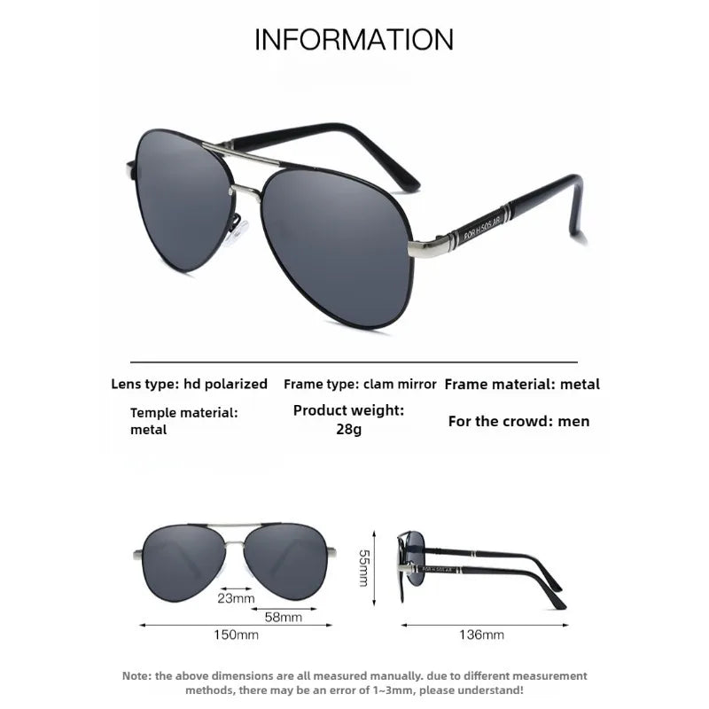 Sunglasses for Men Day and Night Use Color-changing Sunglasses Polarized Sunglasses HD Driving Glasses