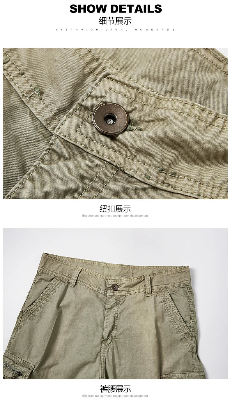 Shorts Male Slim Workout Shorts Lightweight Outdoor Mens Casual Hiking Cargo Fishing Short Pants Summer Quick Drying Work Shorts